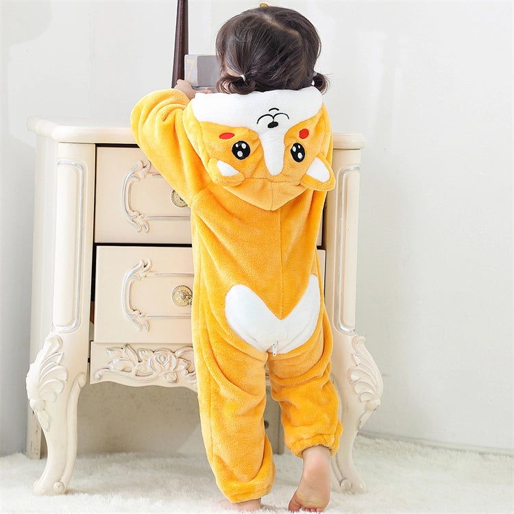 Gul Hund Kostume til Børn – Blødt og Venligt Dyrekostume