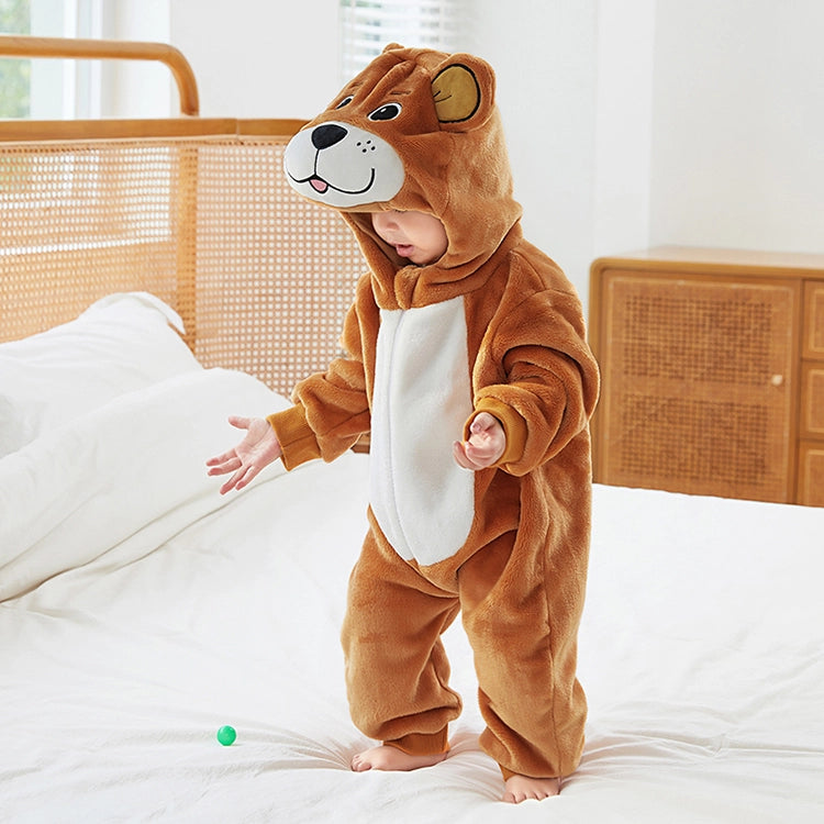 Brun Bjørn Kostume til Børn – Blødt og Hyggeligt Dyrekostume