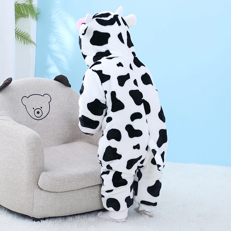 Vinter Ko Kostume til Børn – Sjovt og Blødt Dyrekostume til Vinter