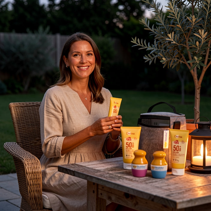 Solar Buddies familie sommer bundle – applikator og kølertaske samlet