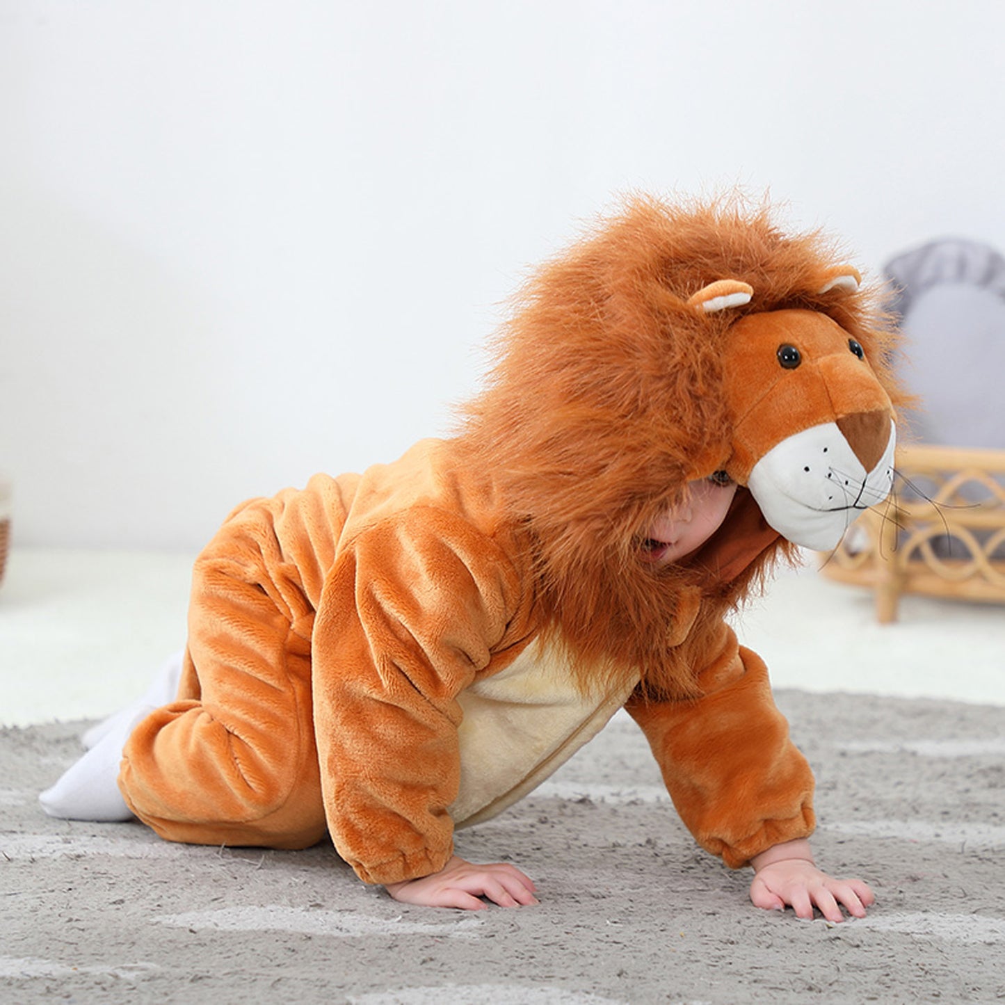 Løve med Manke Kostume til Børn 0-6 år