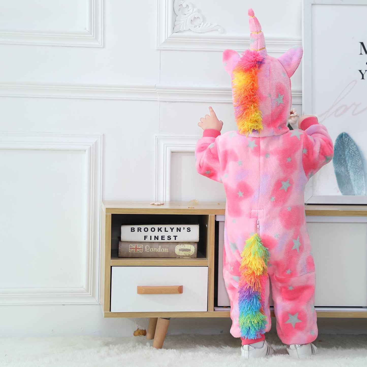 Stjerne Enhjørning Kostume til Børn 0-6 år