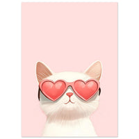 Cool hjerte kat Plakat
