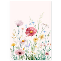 De smukke blomster Plakat