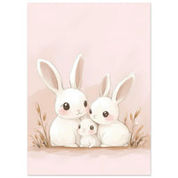 Kaninfamilie plakat