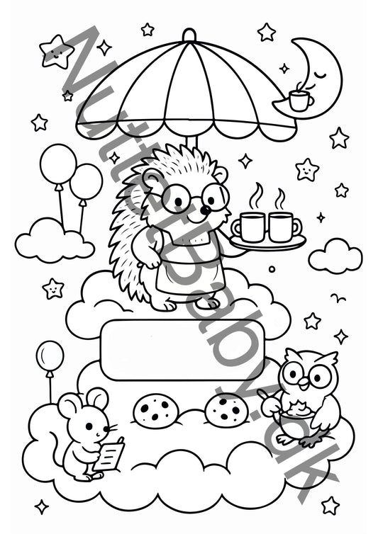 Pindsvin farvelægning