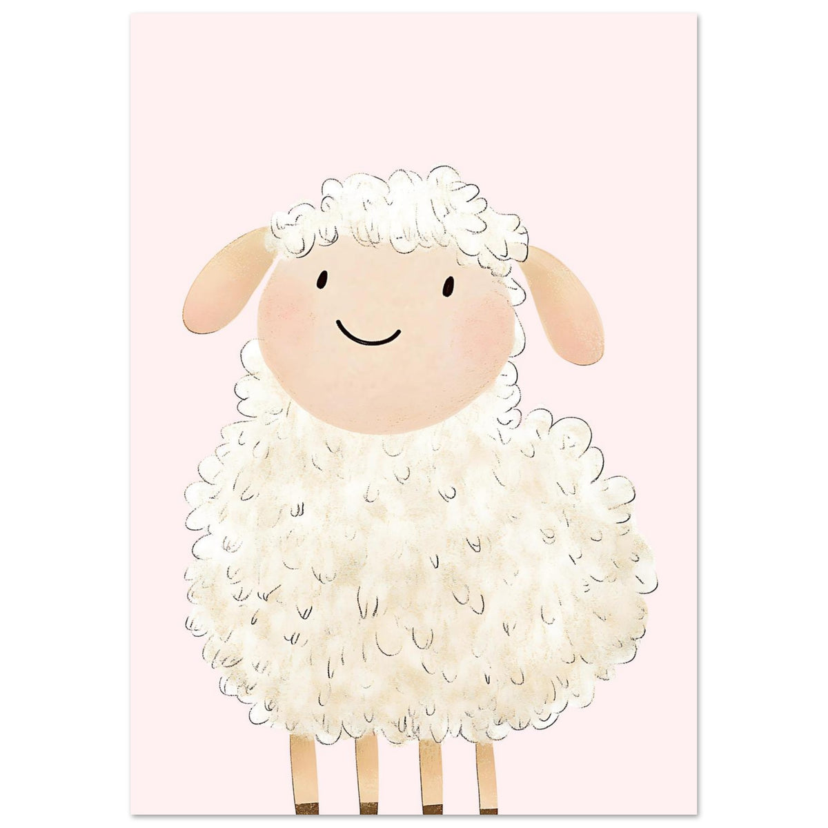 Cute Sheep Plakat