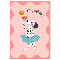 Ballerina hunden Plakat