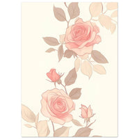 Pink Blomst Plakat