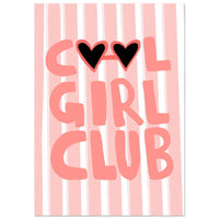 Cooler Mädchenclub Poster