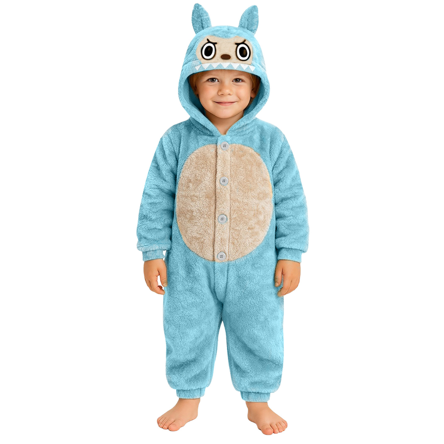 Labubu Kostume til Børn 5-12 år - Blå