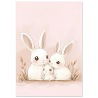 Kaninfamilie plakat