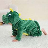 Grøn T-Rex Børnekostume