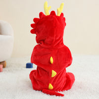 Rød Dinosaur Børnekostume