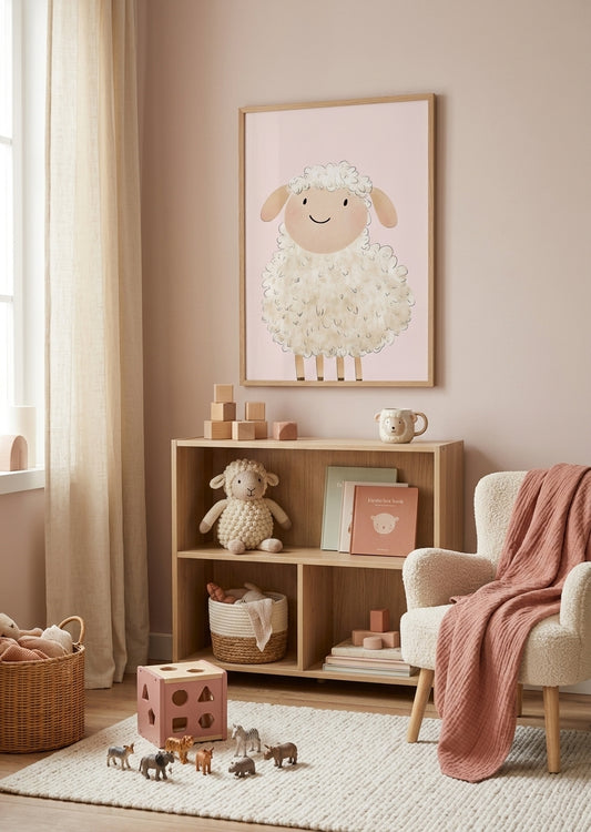 lyseroed-boernevaerelse-plakat-24-12