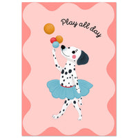 Ballerina hunden Plakat
