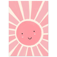 Pink sol Plakat