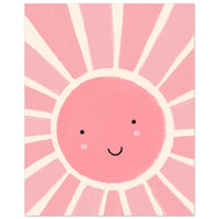Pink sol Plakat