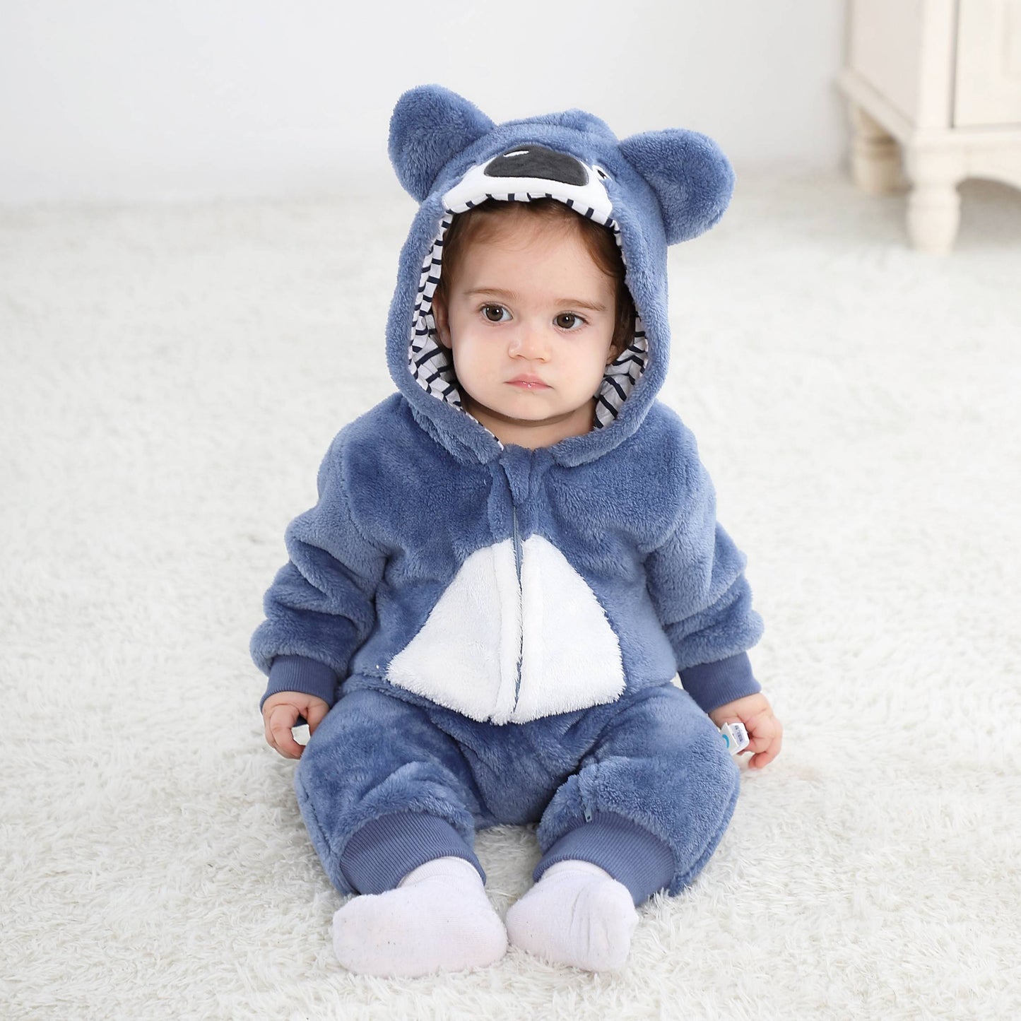 Blå Koala Kostume til Børn 0-6 år