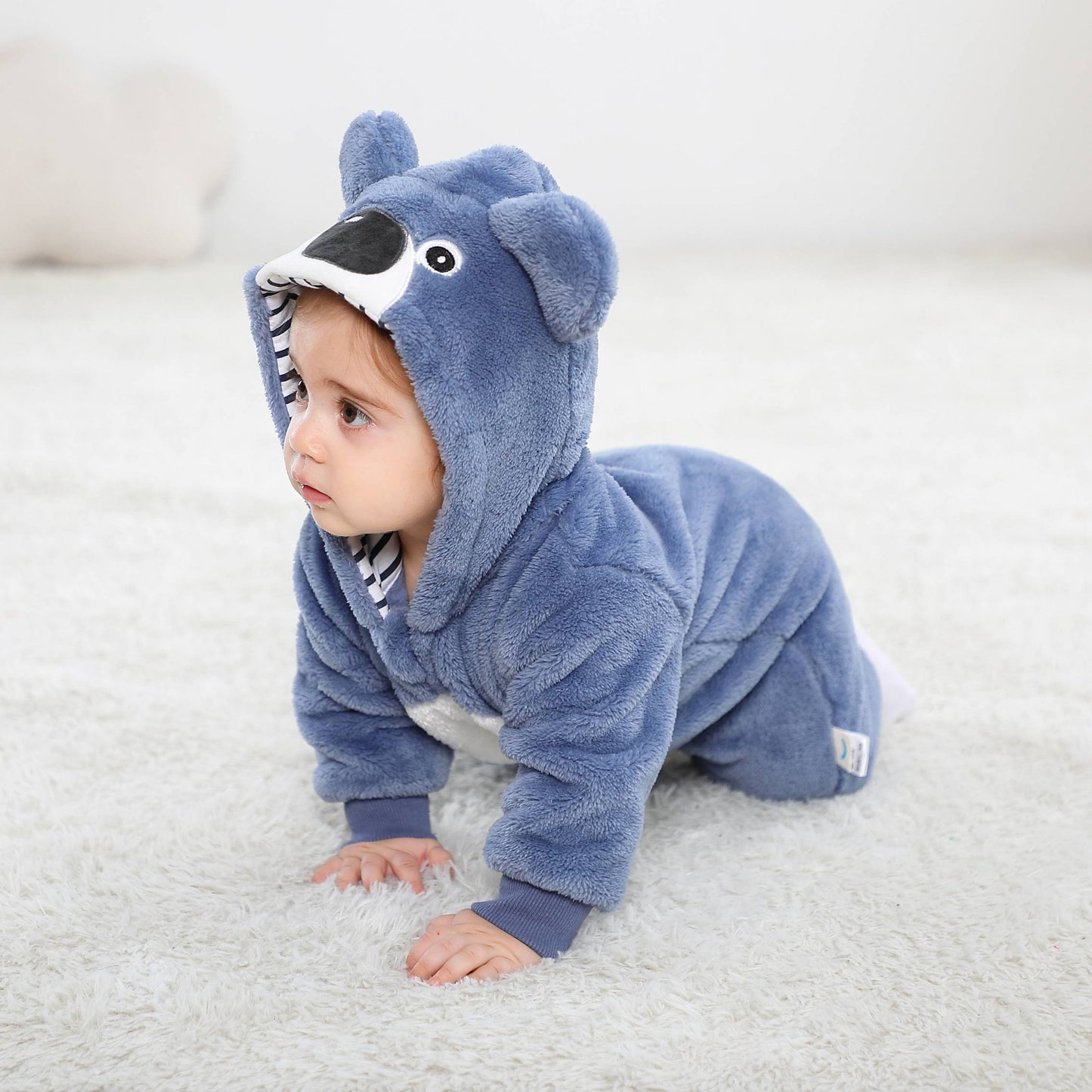 Blå Koala Kostume til Børn 0-6 år