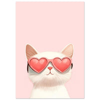 Cool hjerte kat Plakat