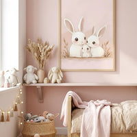 Kaninfamilie plakat