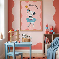 Ballerina hunden Plakat