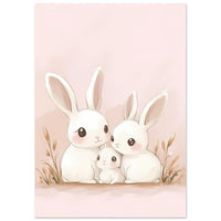 Kaninfamilie plakat