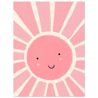 Pink sol Plakat