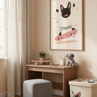 Skateboard hunden Plakat