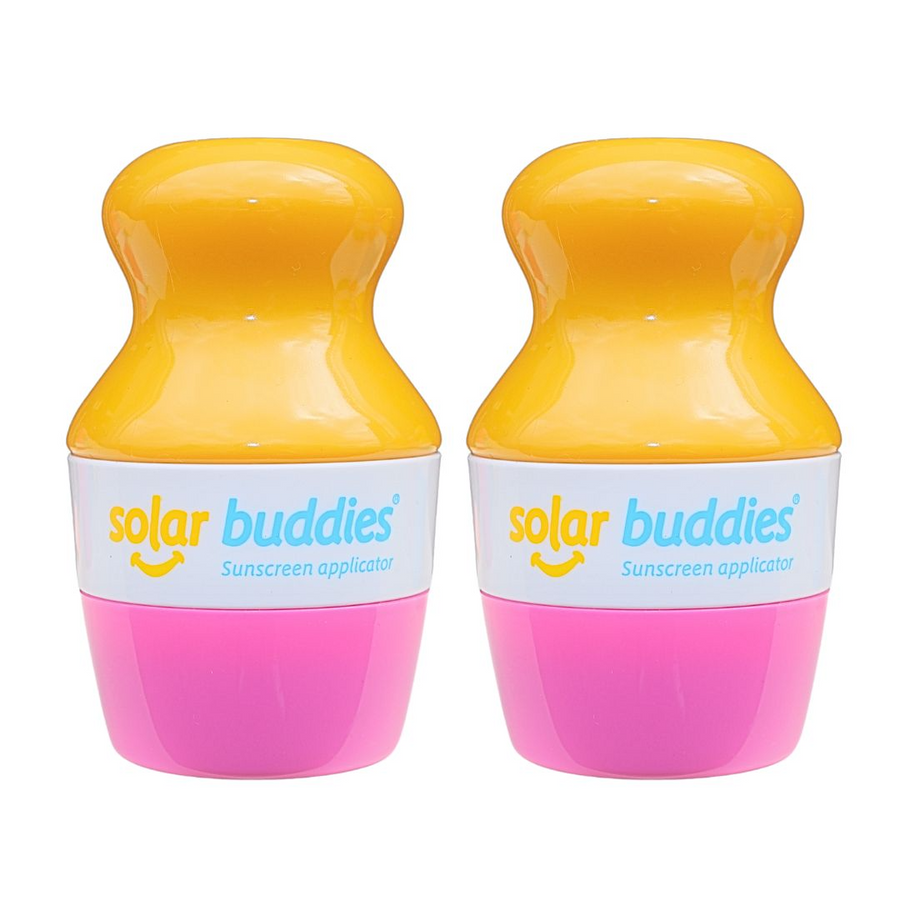 Solar Buddies Duo sæt – to røde solcreme applikatorer
