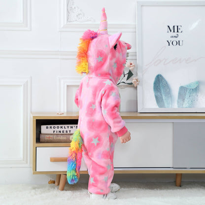 Stjerne Enhjørning Kostume til Børn 0-6 år